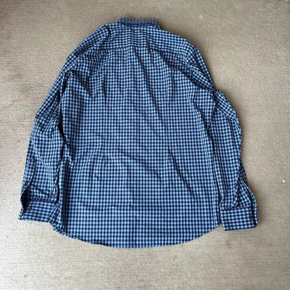 Mizzen + Main Men’s Navy Quilted Full Zip Vest Gilet & Plaid Button Down XXL - Picture 11 of 11